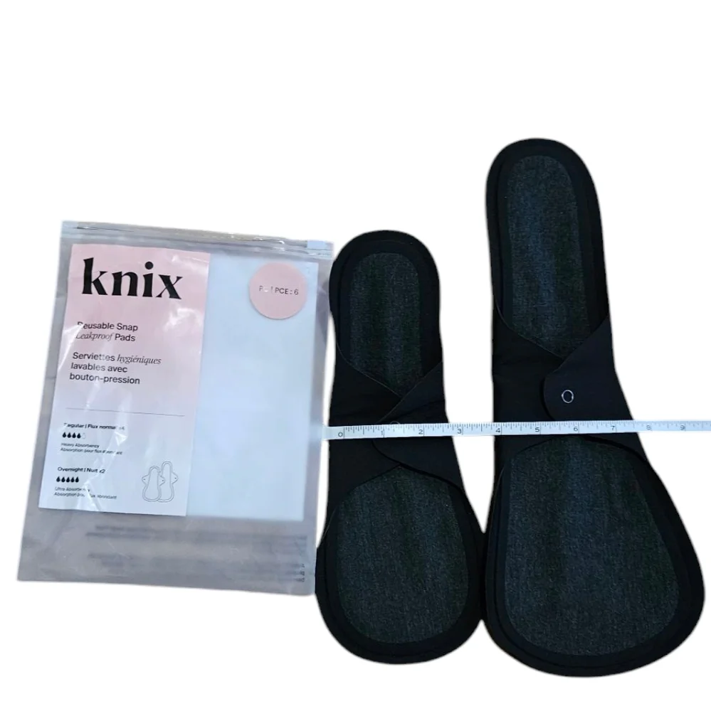 Knix NEW 6 pack reusable snap leakproof pads - Picture 5 of 15